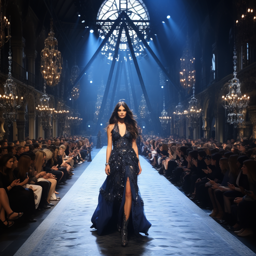 Models at Fashion Show in Paris