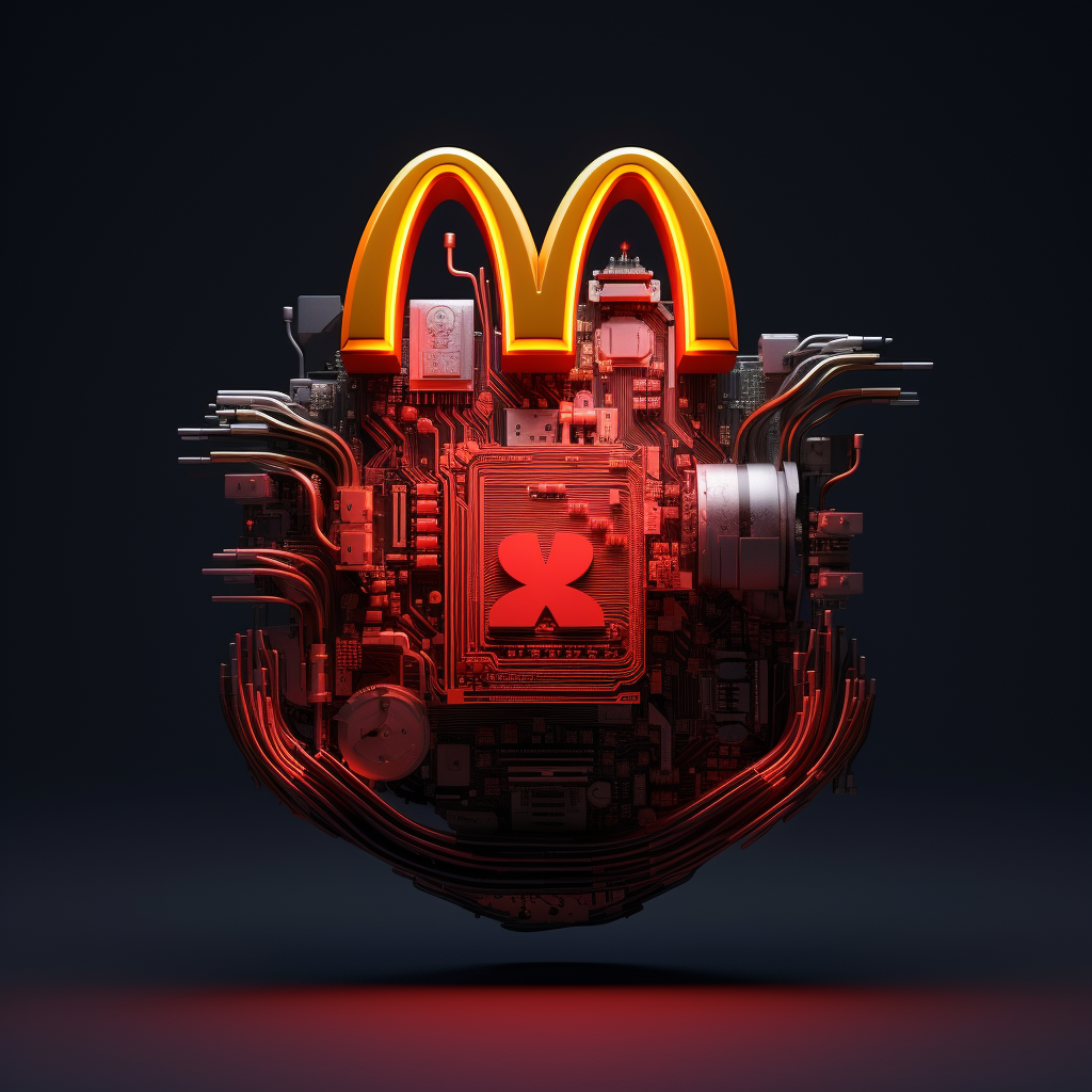 Innovative fast food logo design