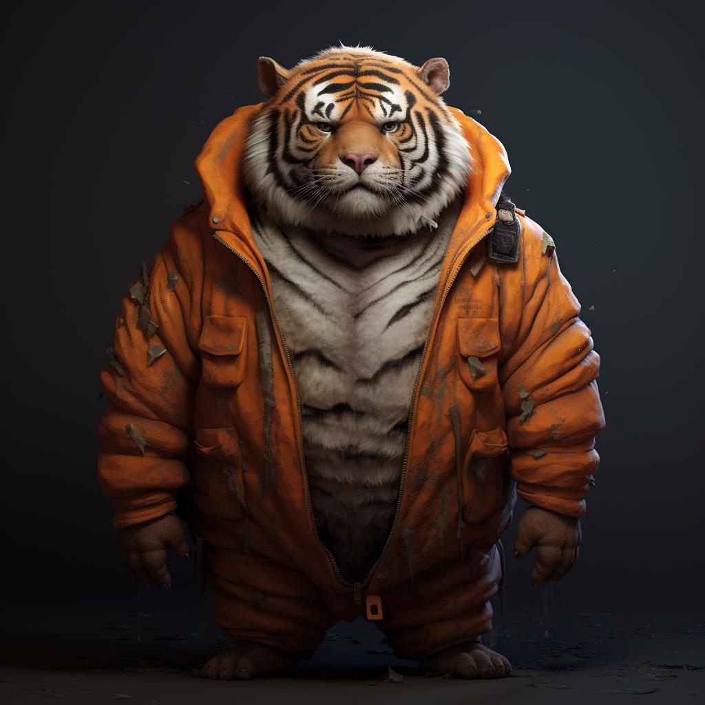 Fat Furry Half Human Tiger