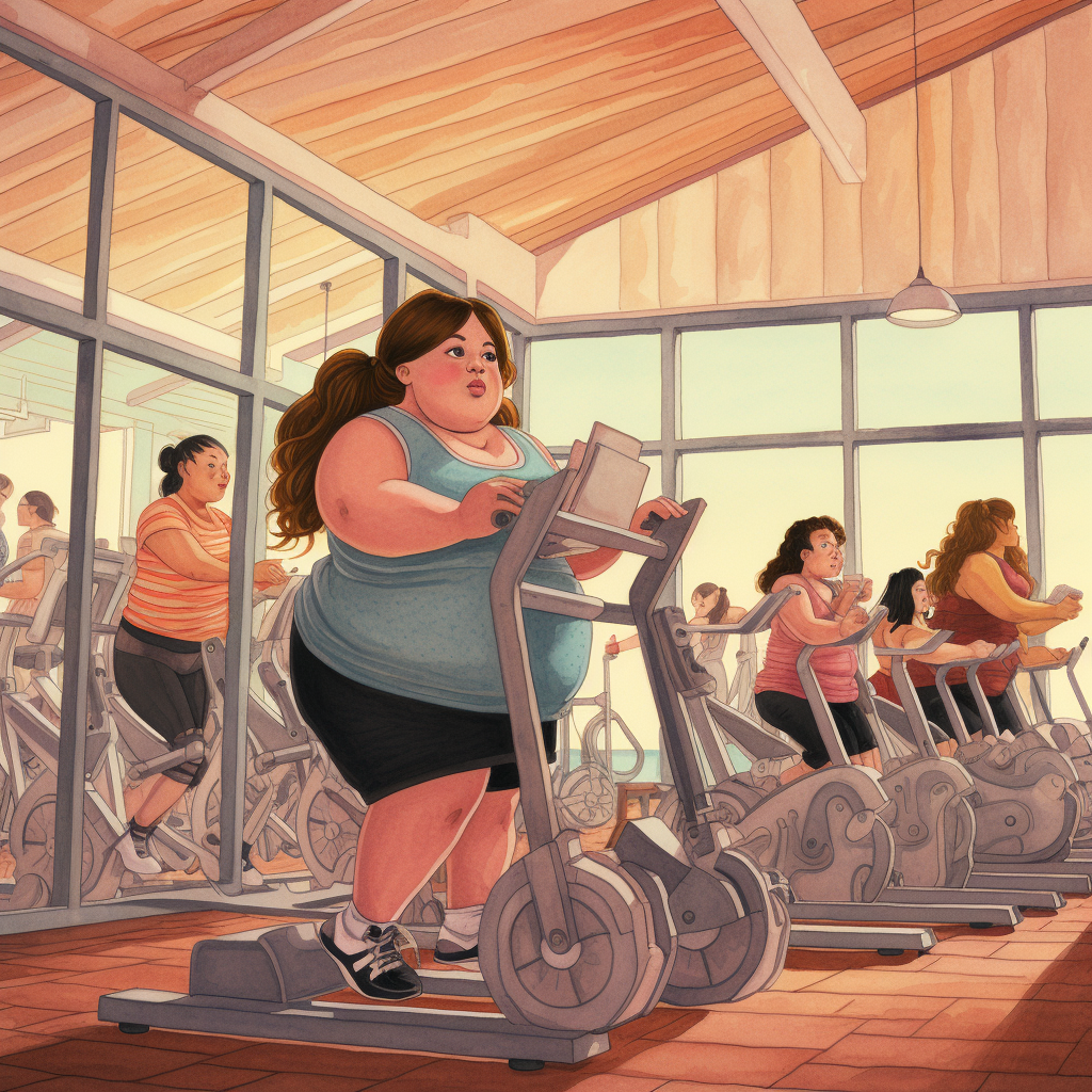 Inspirational fat girls at the gym