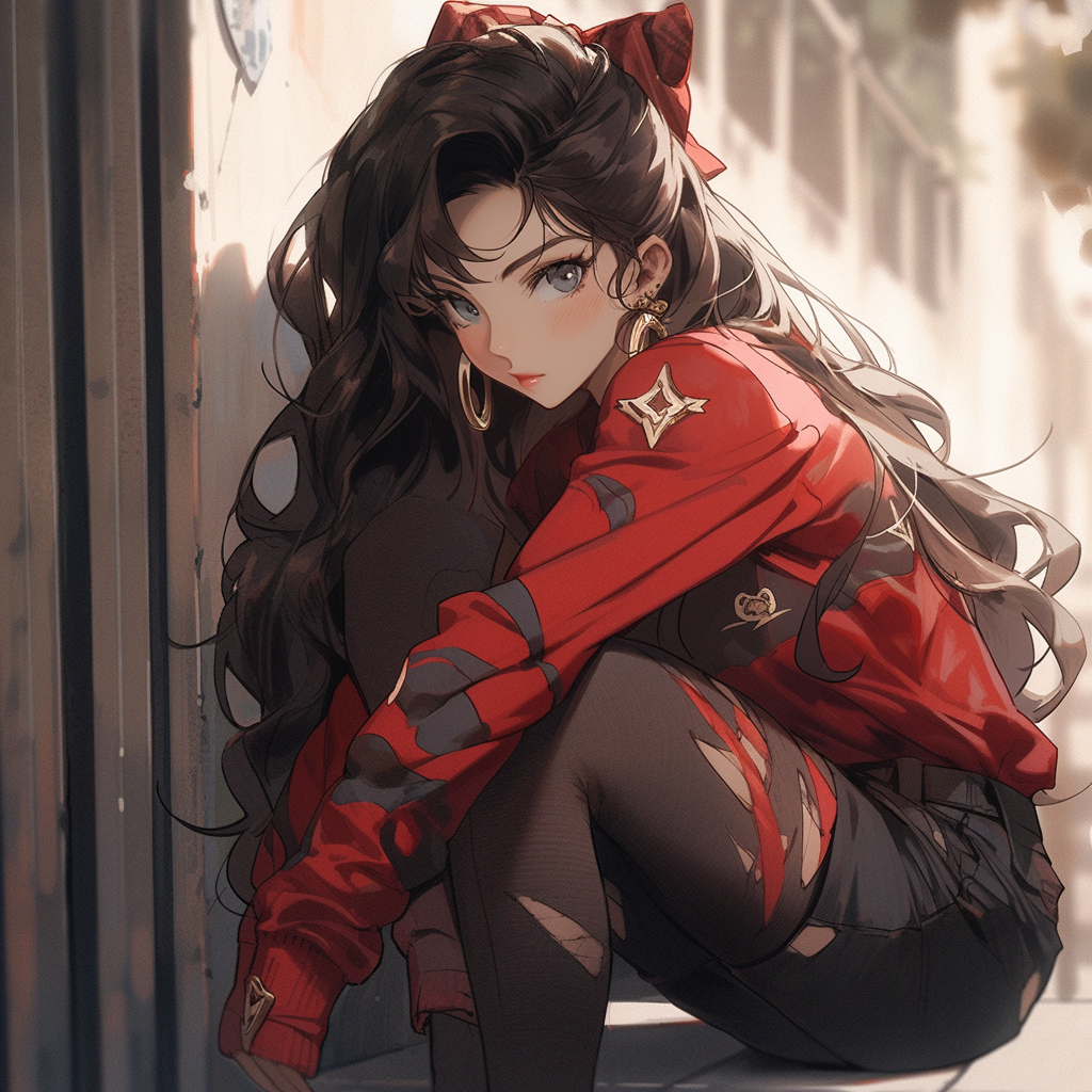 Fierce Rin Tohsaka as Wonderwoman