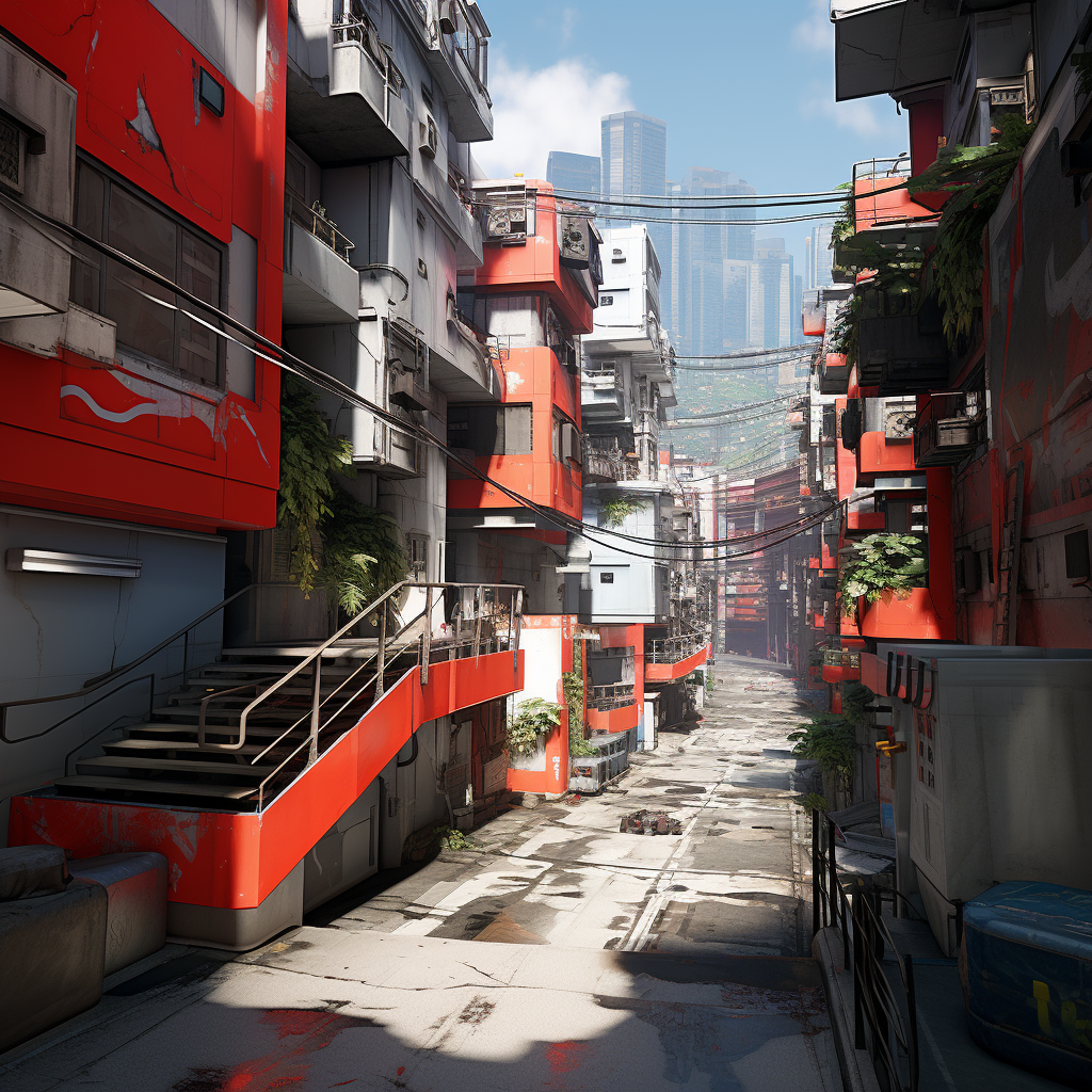 Spectacular Favela Environment Artwork