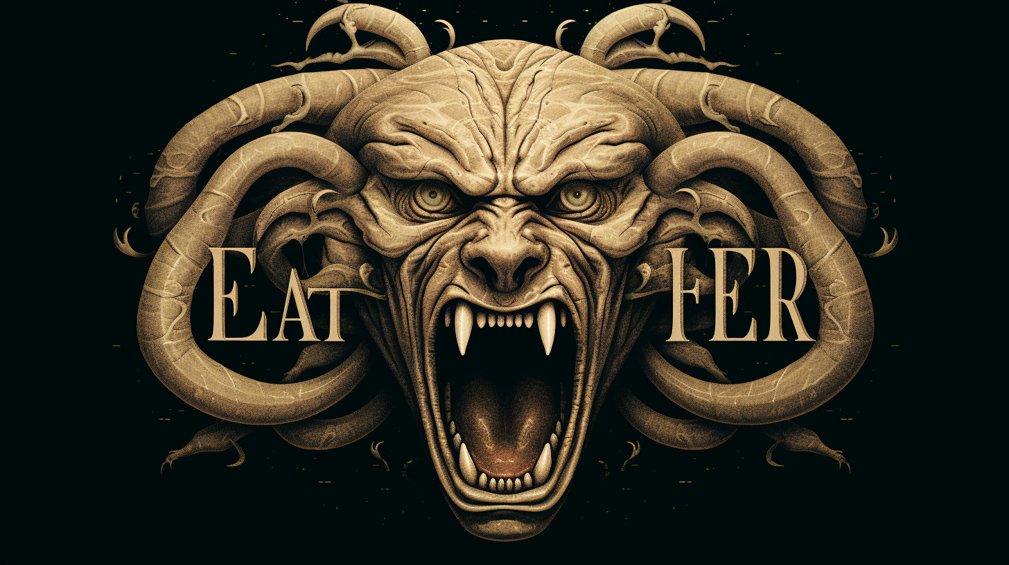 Typography- Fear defeats fear