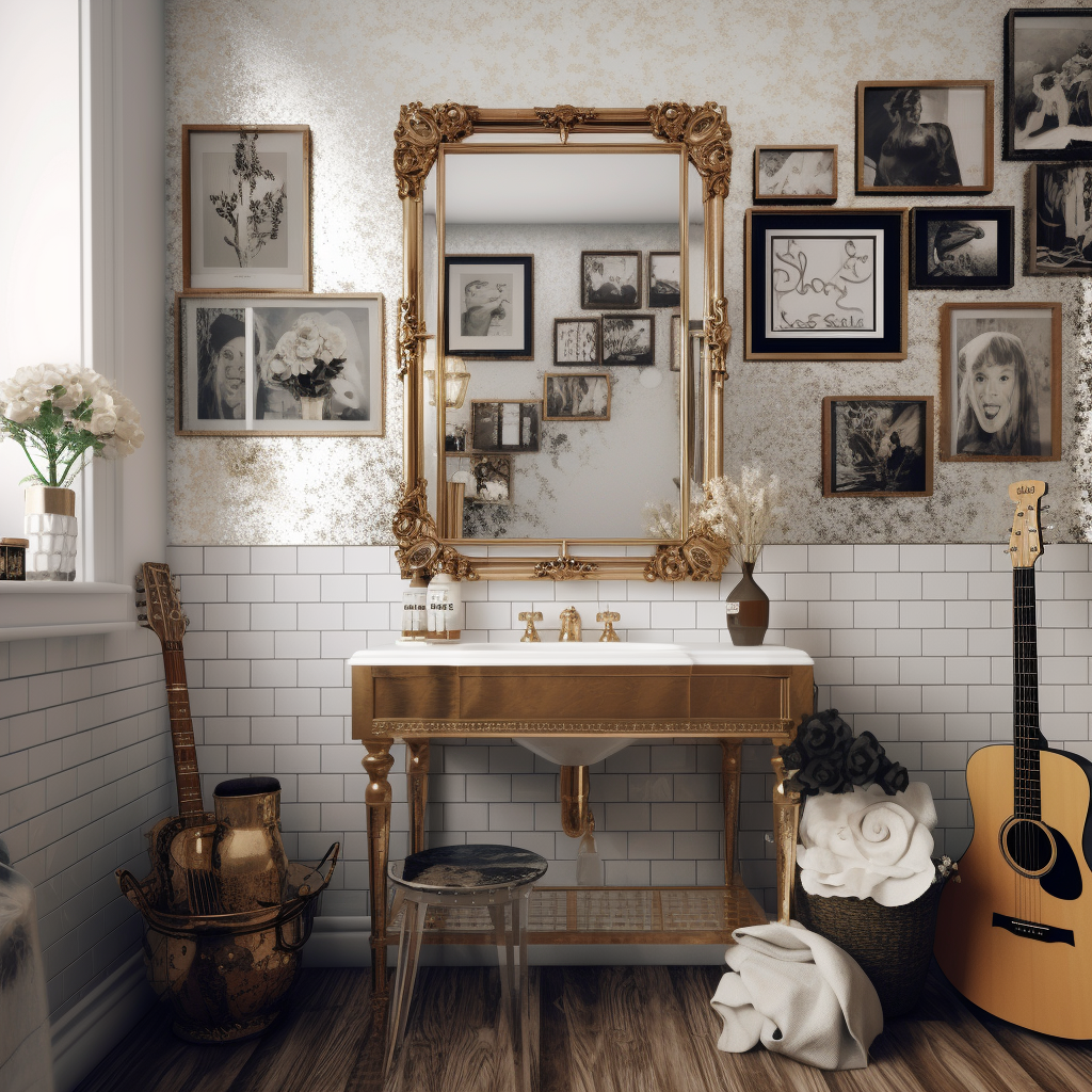 Country-inspired neutral palette bathroom