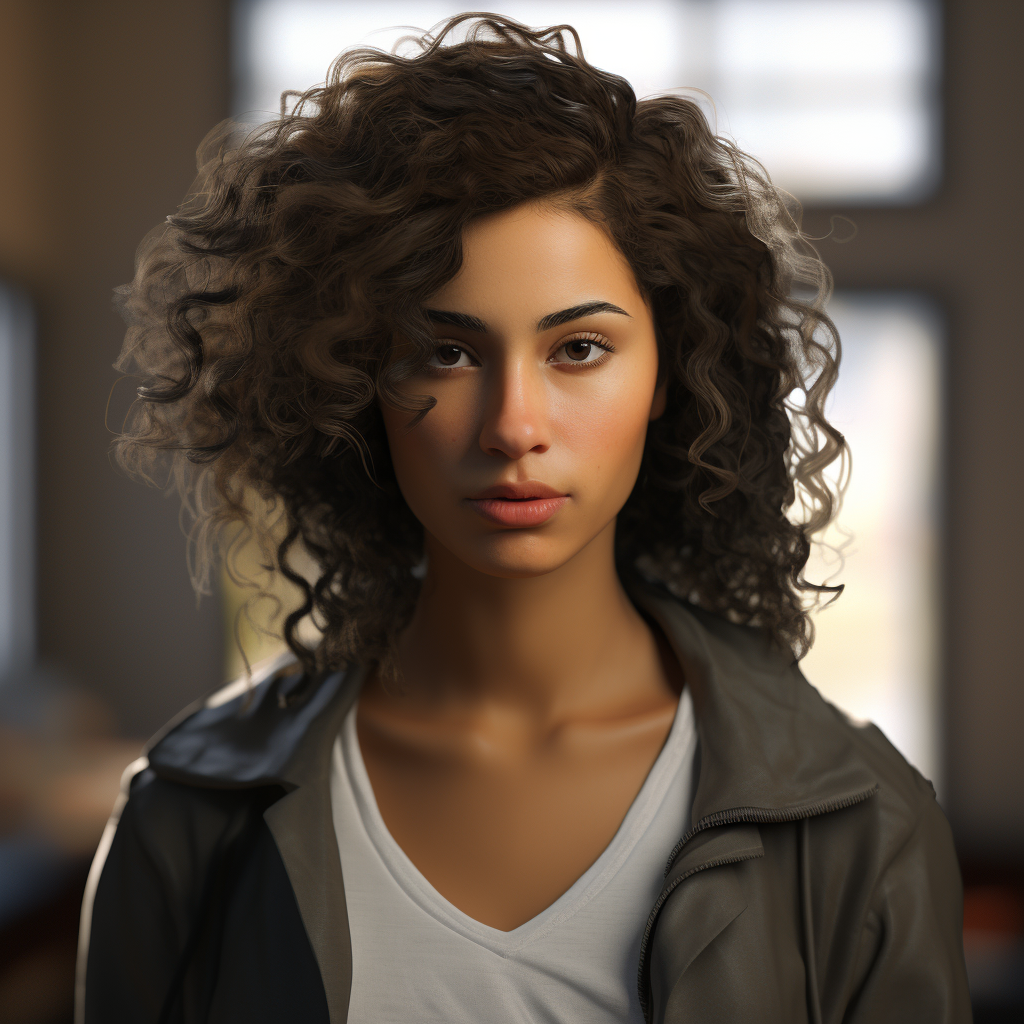 Photorealistic female avatar for interviews