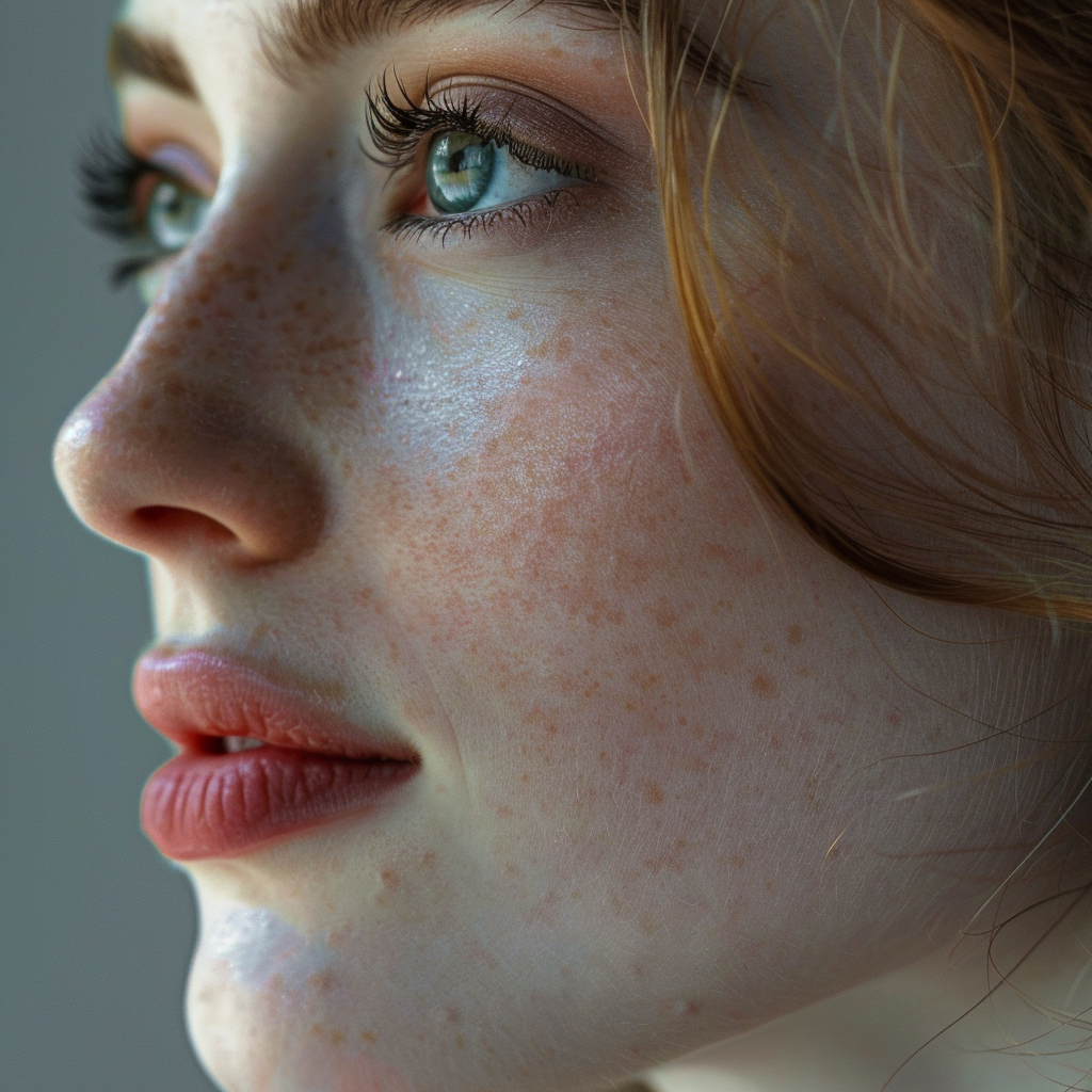 Close Up Portrait of Female Beauty