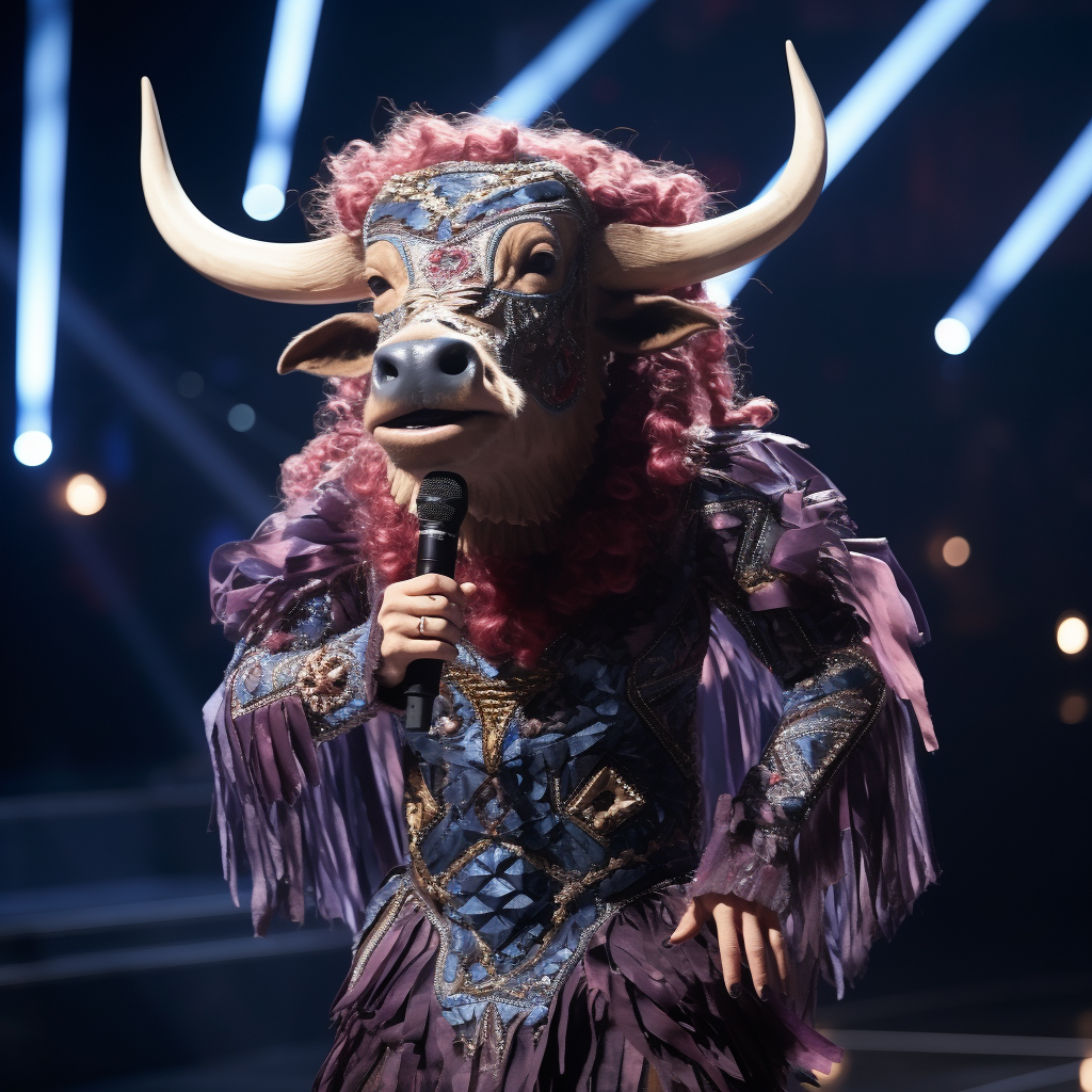 Female Buffalo Costume for  The Masked Singer