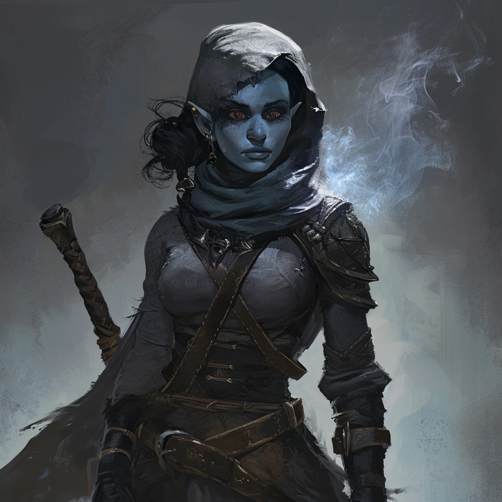 Female duergar rogue with v6 version