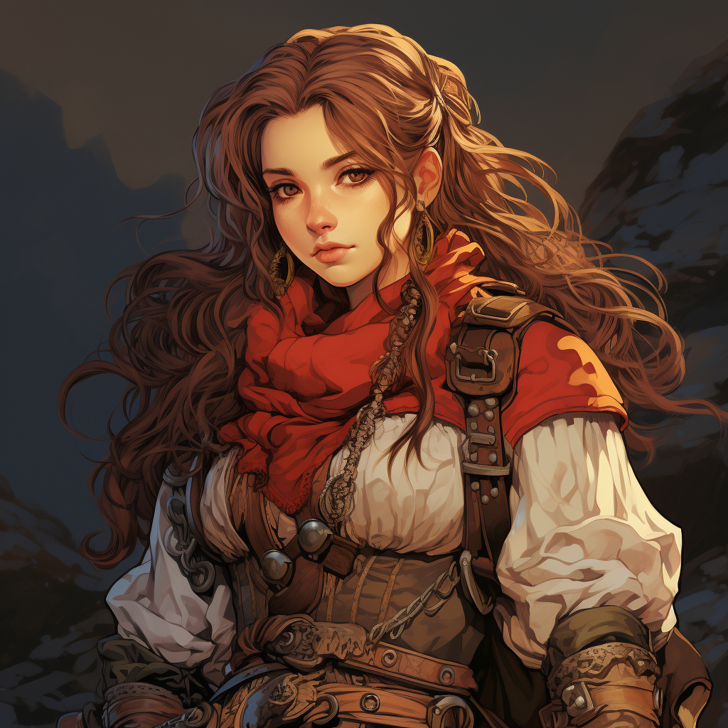 Female Dwarf in Dark Fantasy World