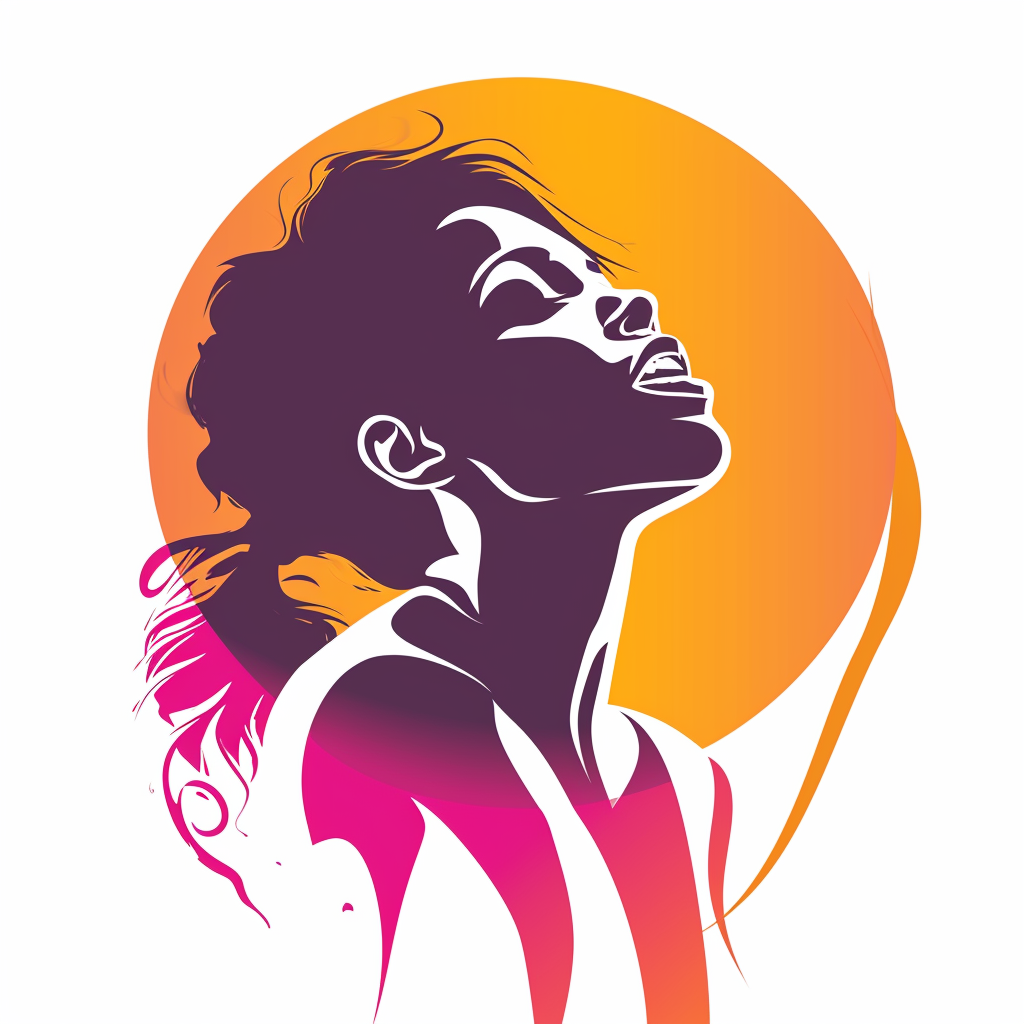 Female speaker gospel event logo