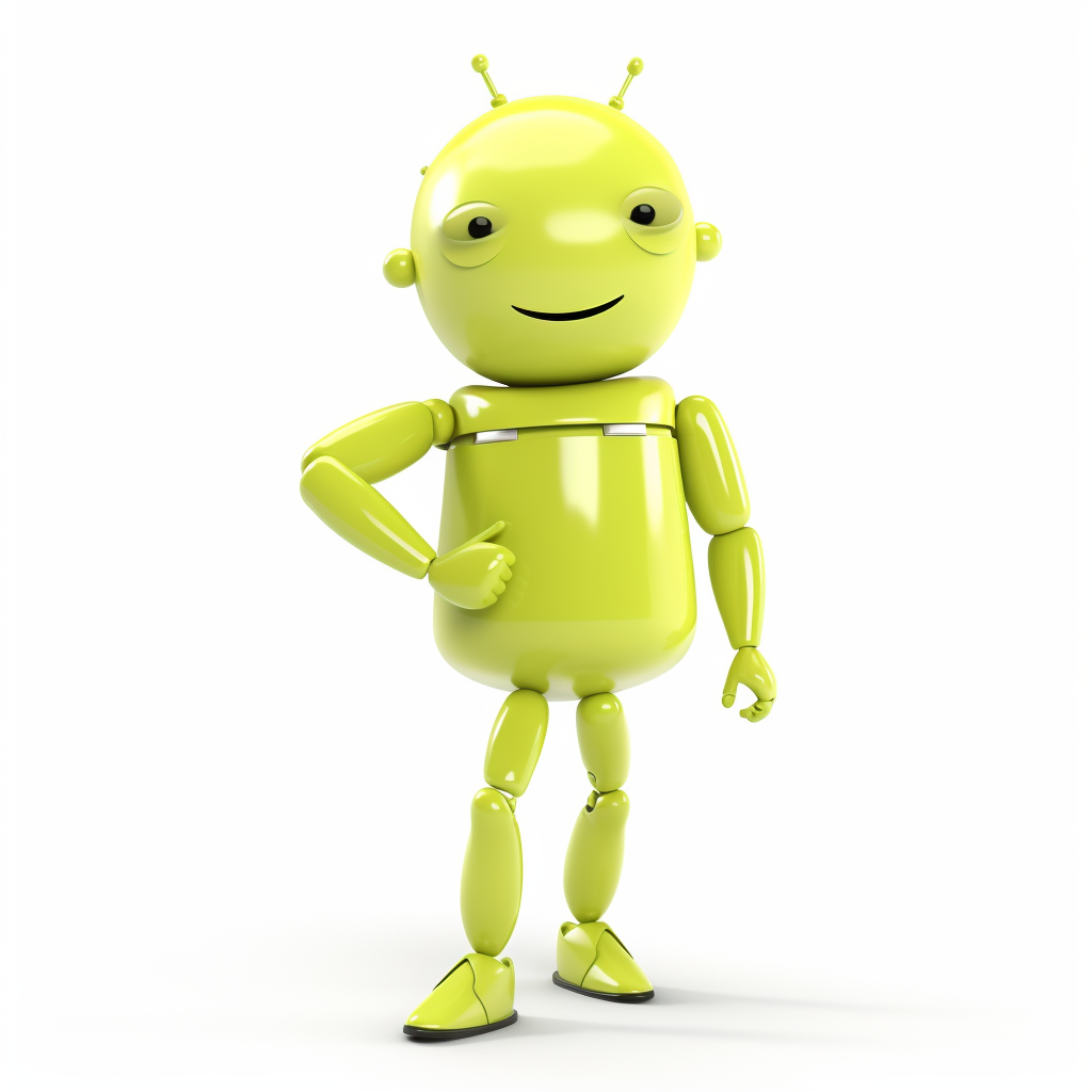 Female Android with a Kind Smile