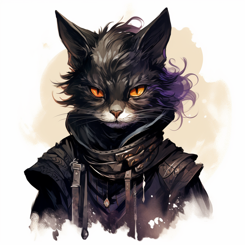 Catfolk Rogue with Veiled Eye