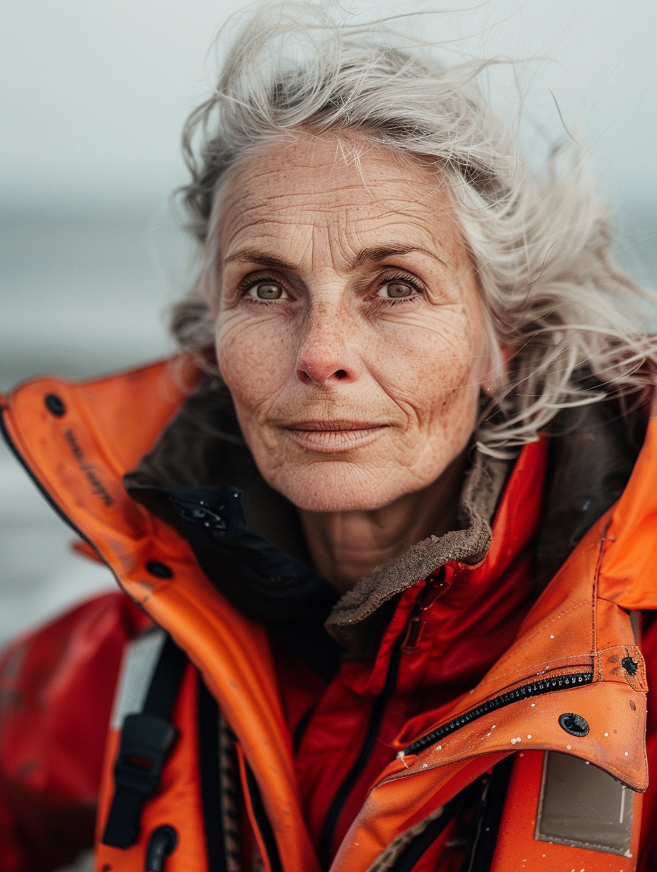 Female Rescue Swimmer Beach 40