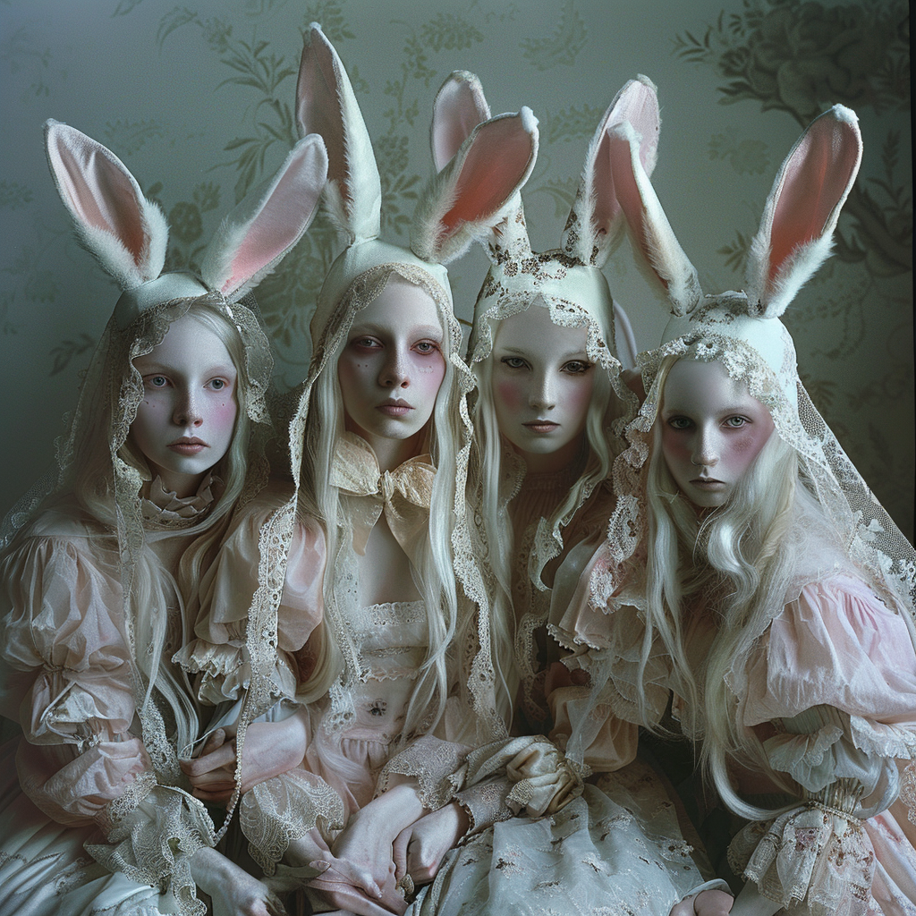 Women in Bunny Outfits