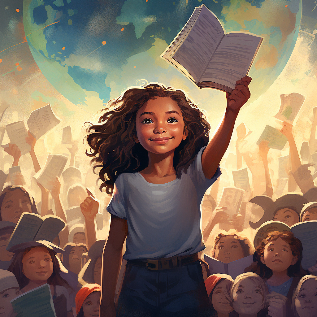 Empowering feminist children's book cover