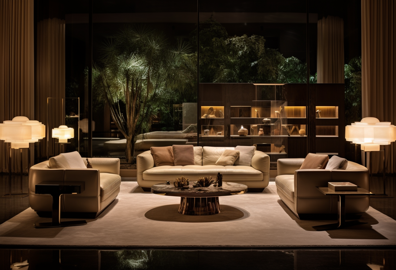 Stylish Fendi Casa Living Room