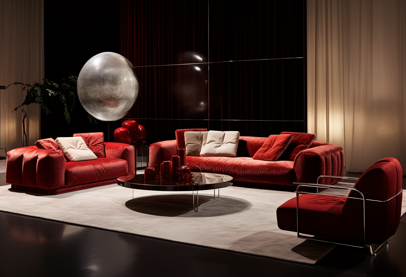 Fendi Casa luxury sofa and armchair