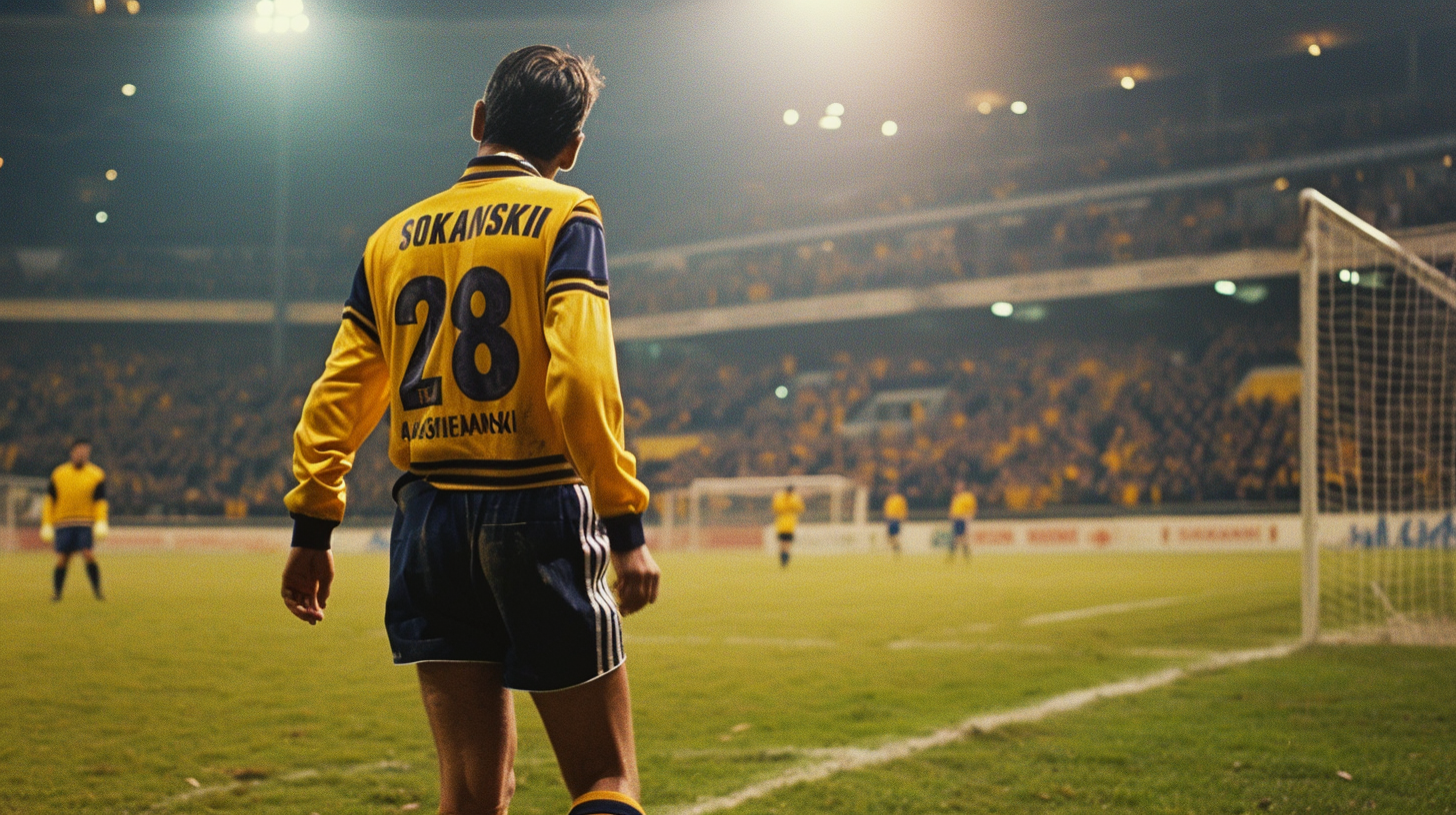 Sebastian Szymanski preparing for Fenerbahce freekick