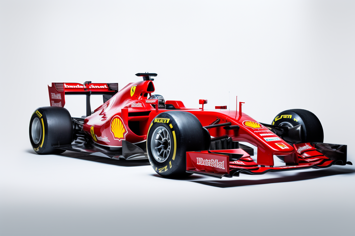 Ferrari Formula One Car Studio Image