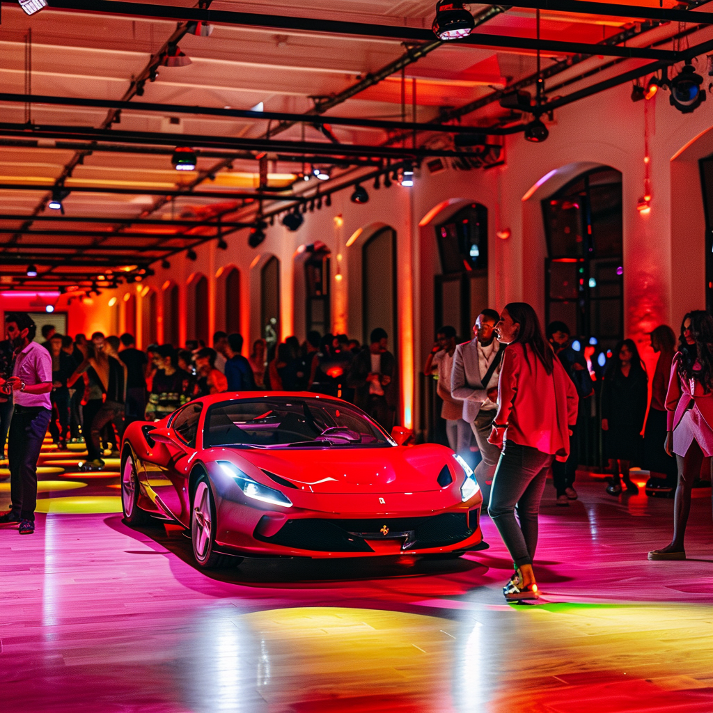 Fun roller disco with Ferrari Peroni