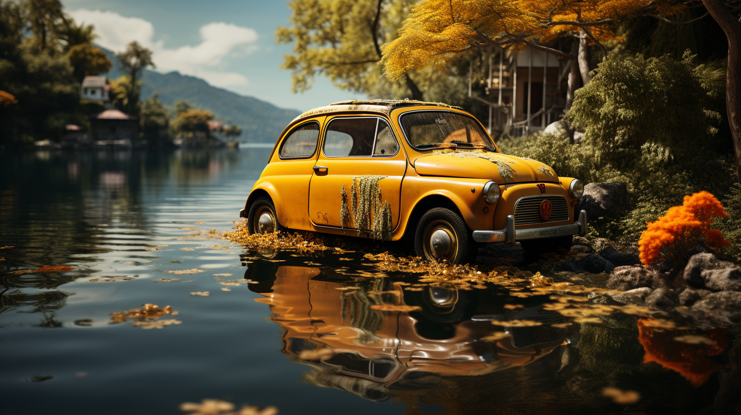 Fiat Multiply on Ferry Boat Crossing Pond