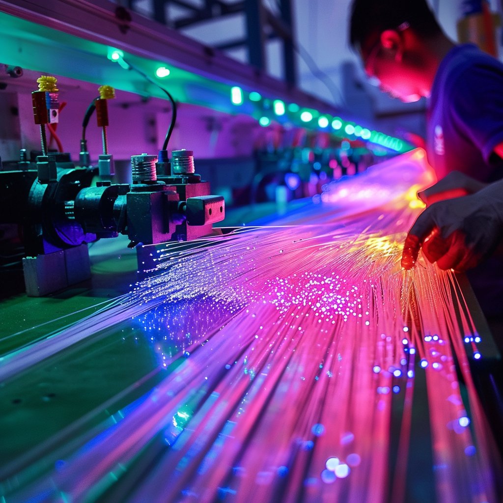 Chinese Fiber Optics Factory