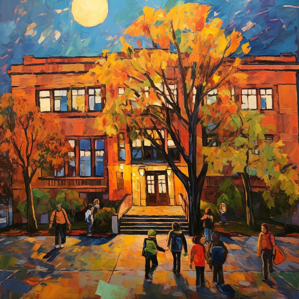 Fieldston High School of Ethical Cultural painting