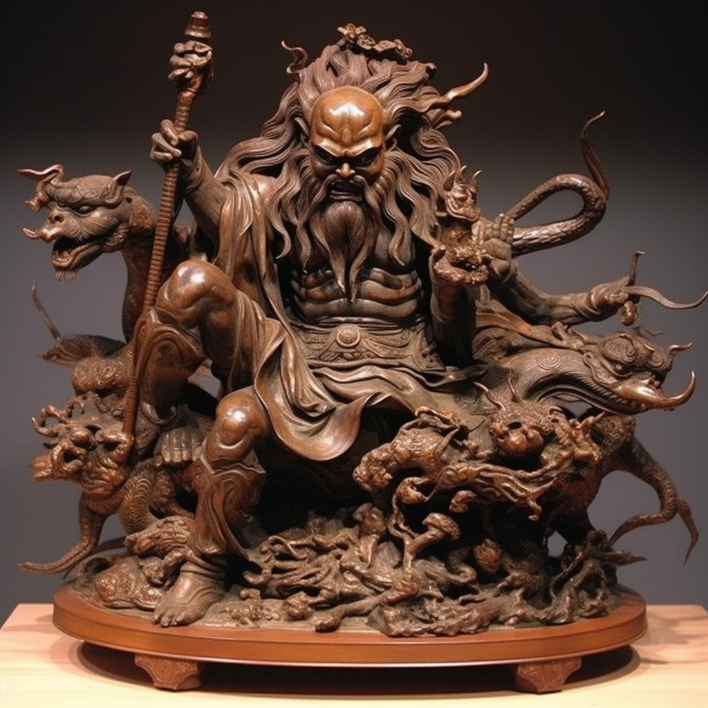 Fudo Myo O monk depiction