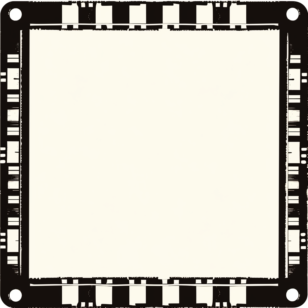 Film Borders Strip Frame Black Border