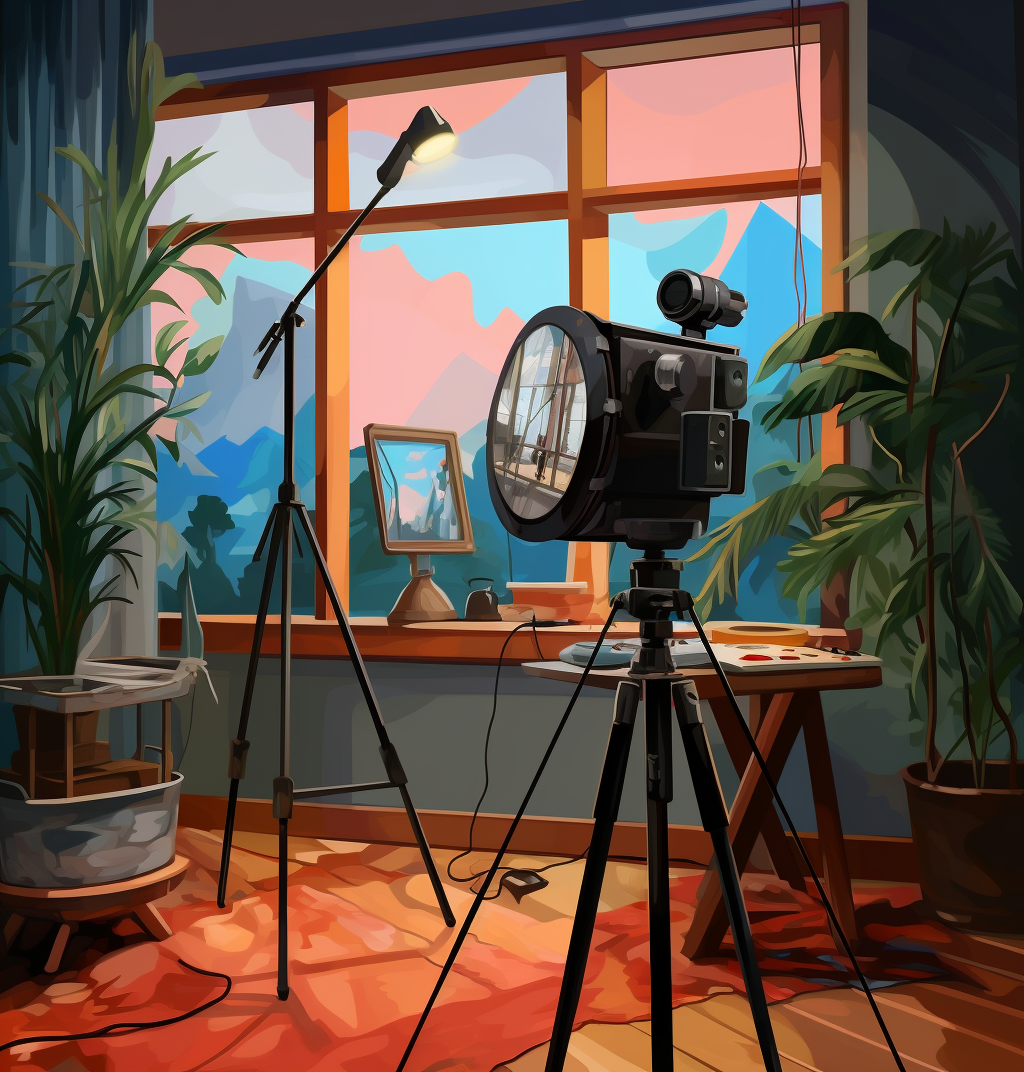 Illustration of Filming with Panavision Camera