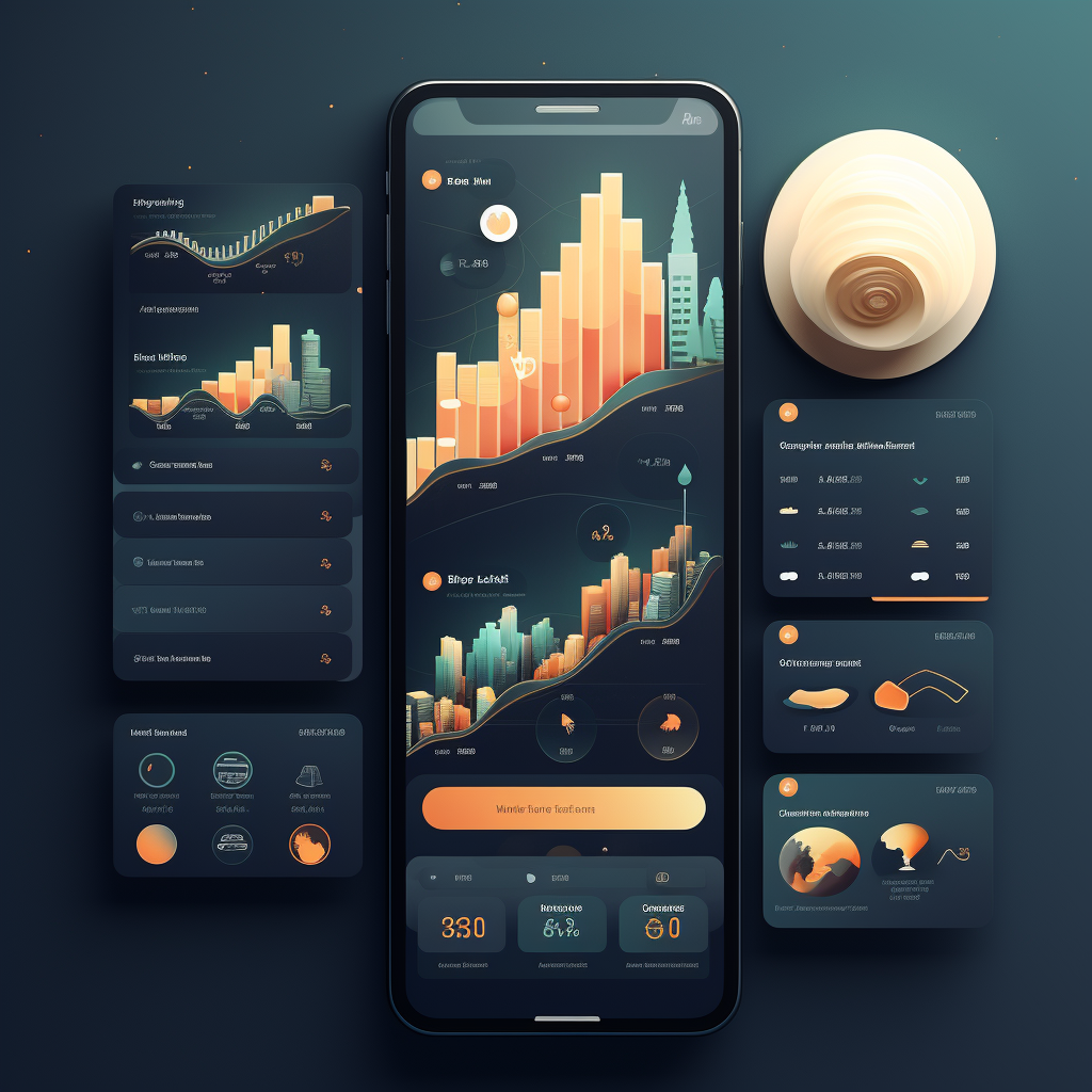 Finance GUI Illustration Image