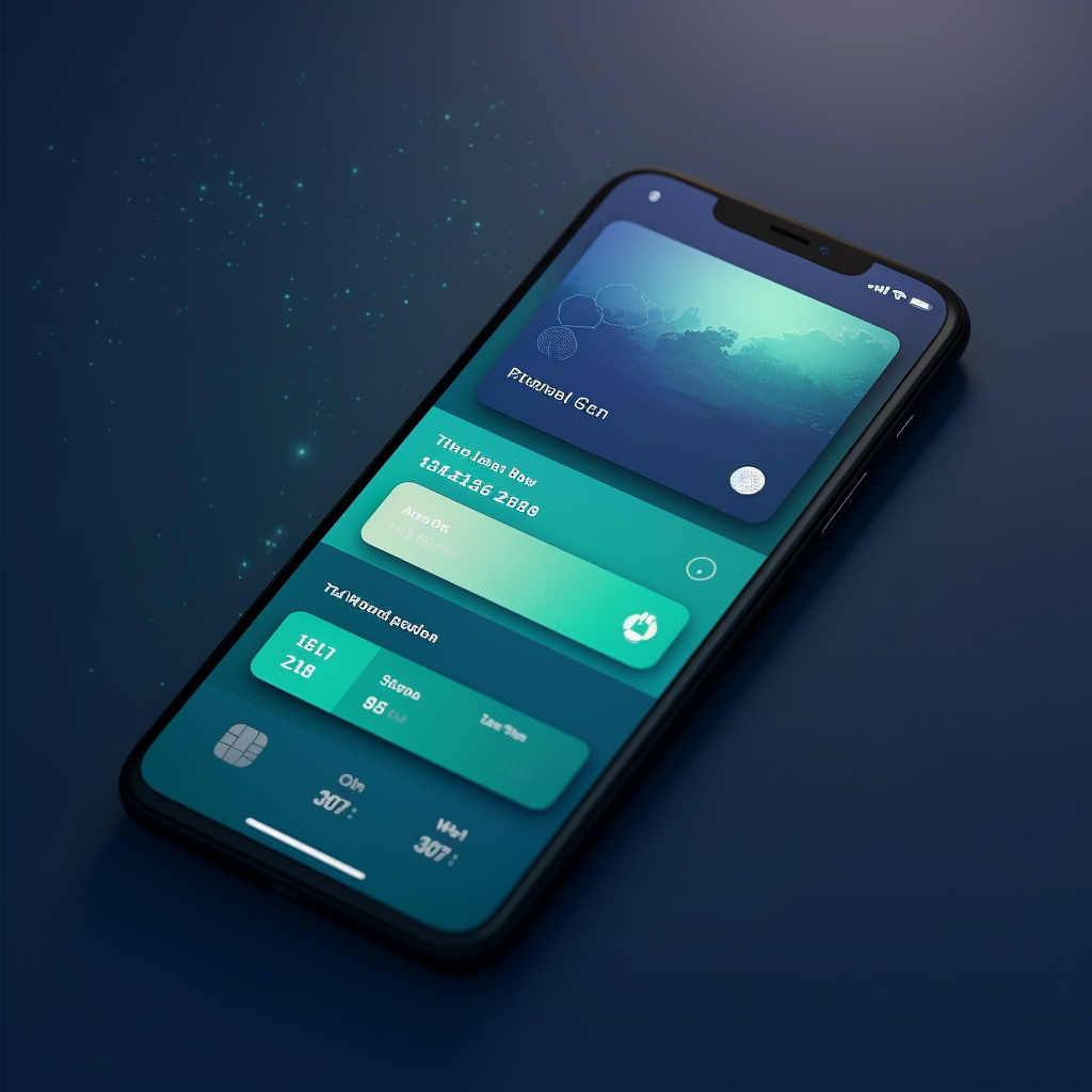 mobile app main screen design