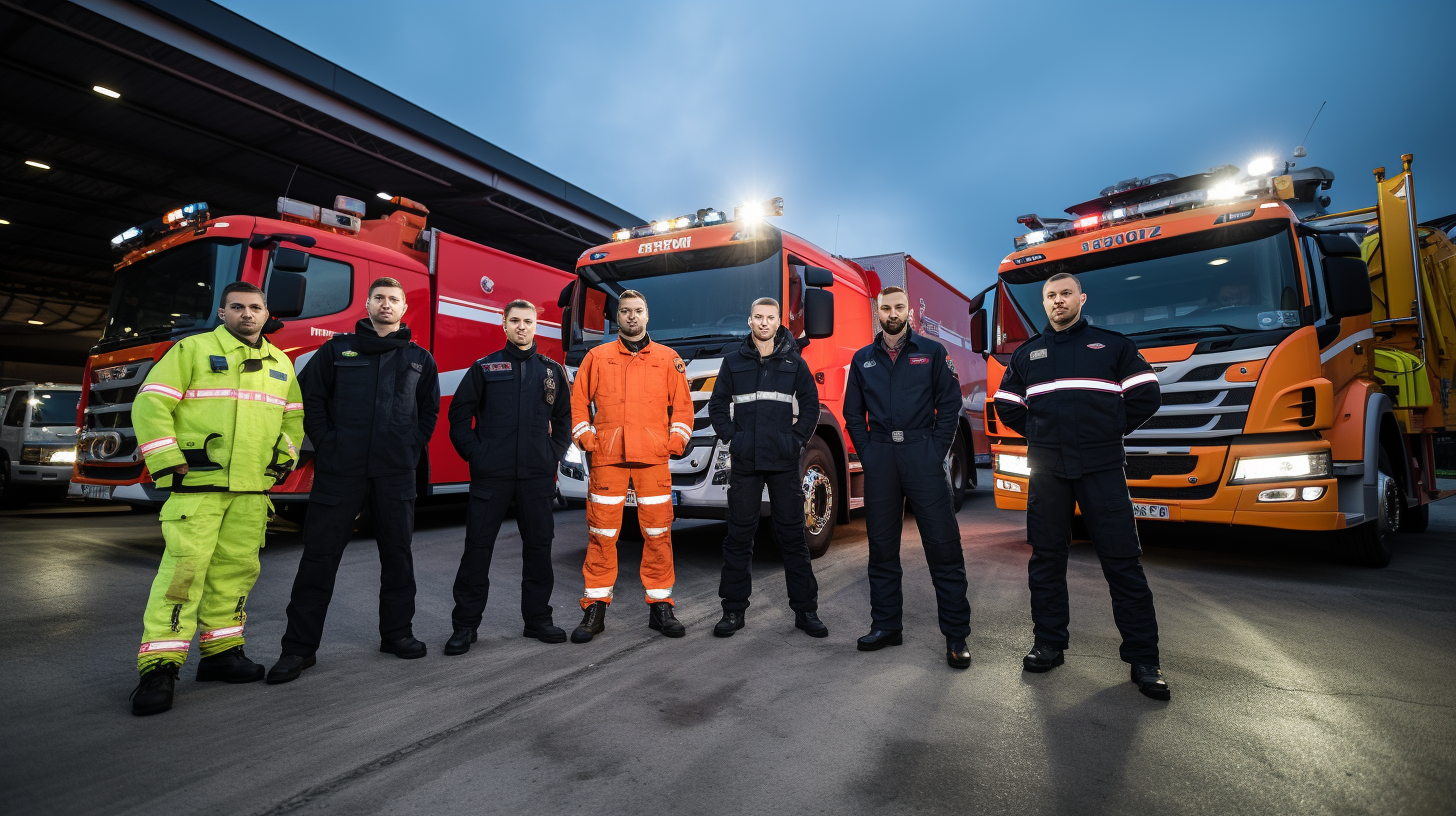 Finnish Fire Department Group Photo