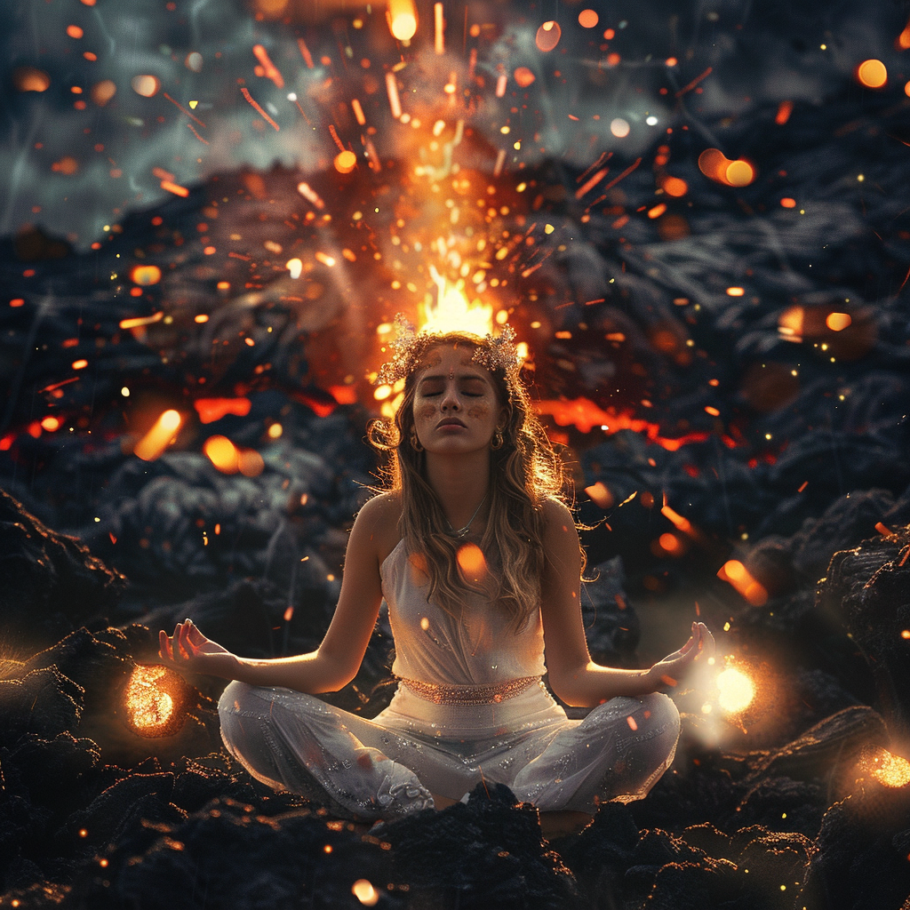 Fire Goddess Summoning Meteors Meditation