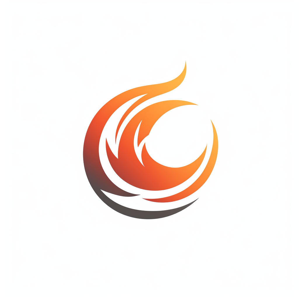 Simplistic Fire Brand Logo