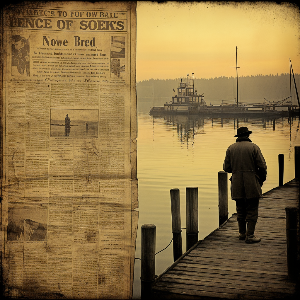 Picture of Empty Dock in 1880s