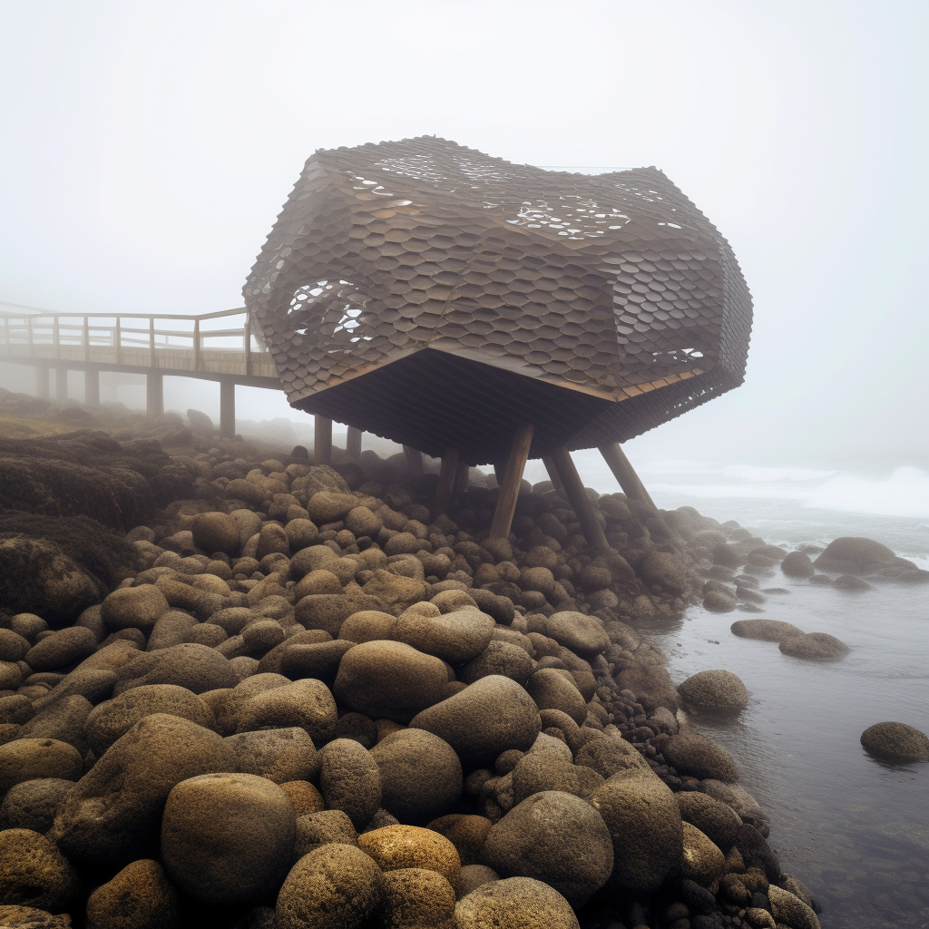 Architectural masterpiece: Fishnet Pavilion on the Pichilemu coastline