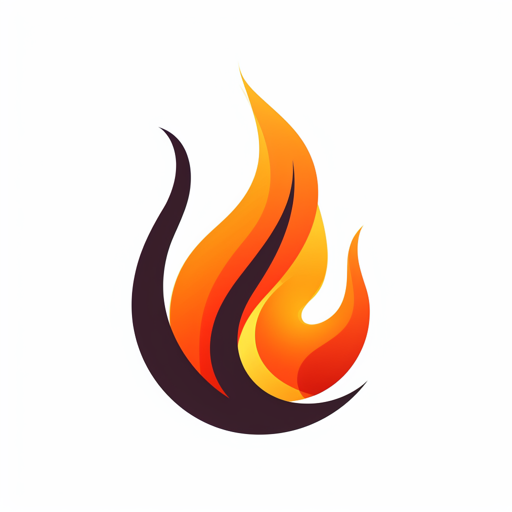 Flame PNG logo for captivating branding