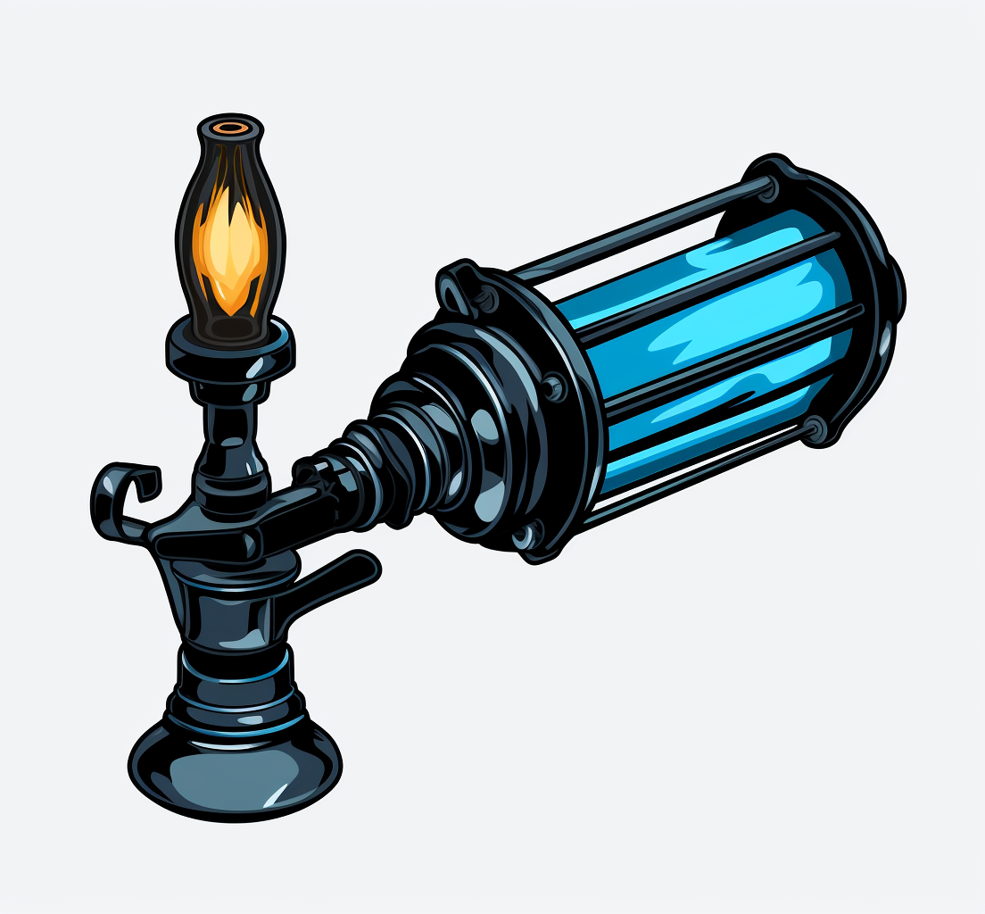 Flameless Small Gas Torch Illustration