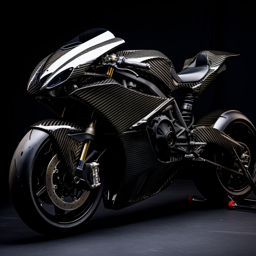 Carbon Fiber Panels Motorcycle