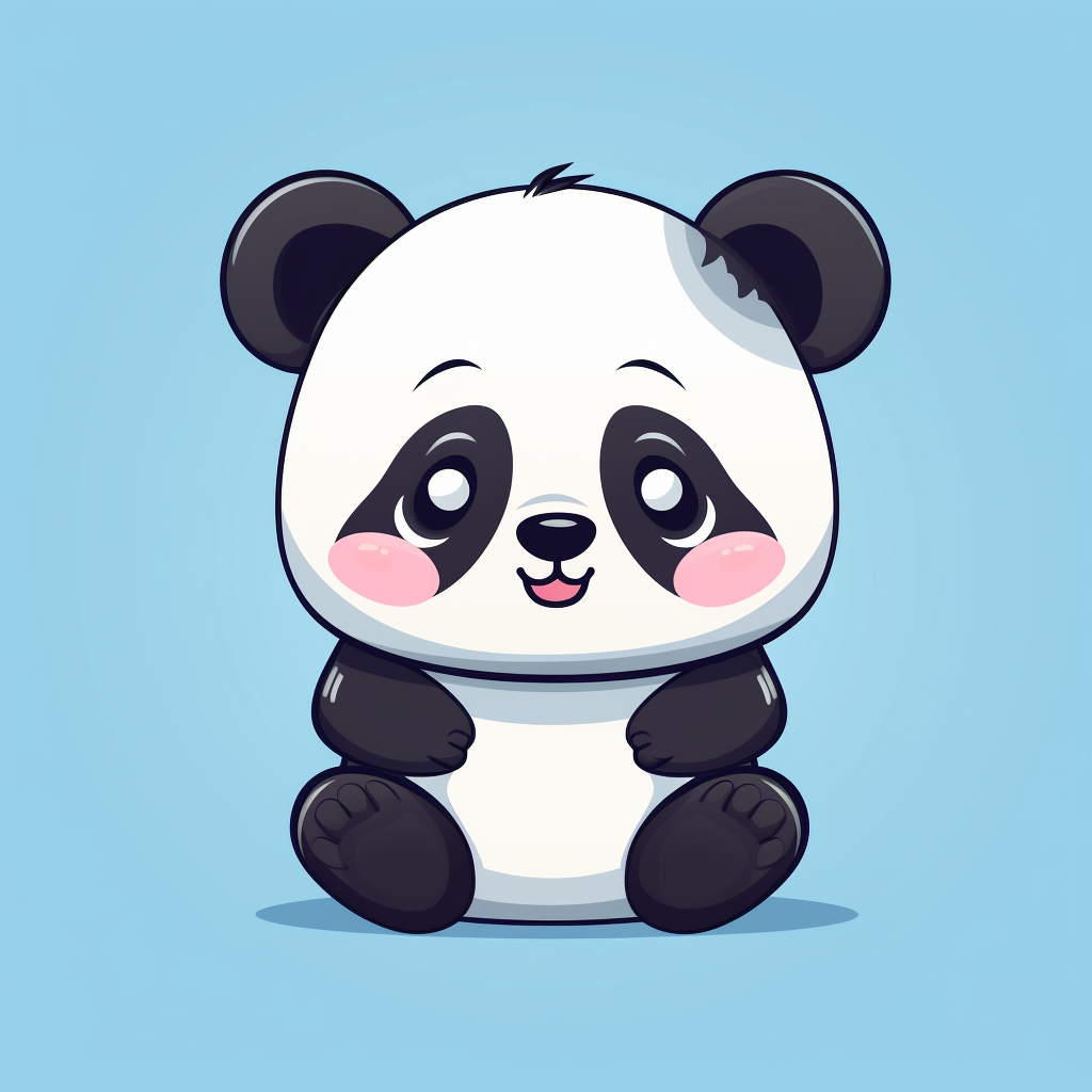 Cute and Adorable Panda Emoji