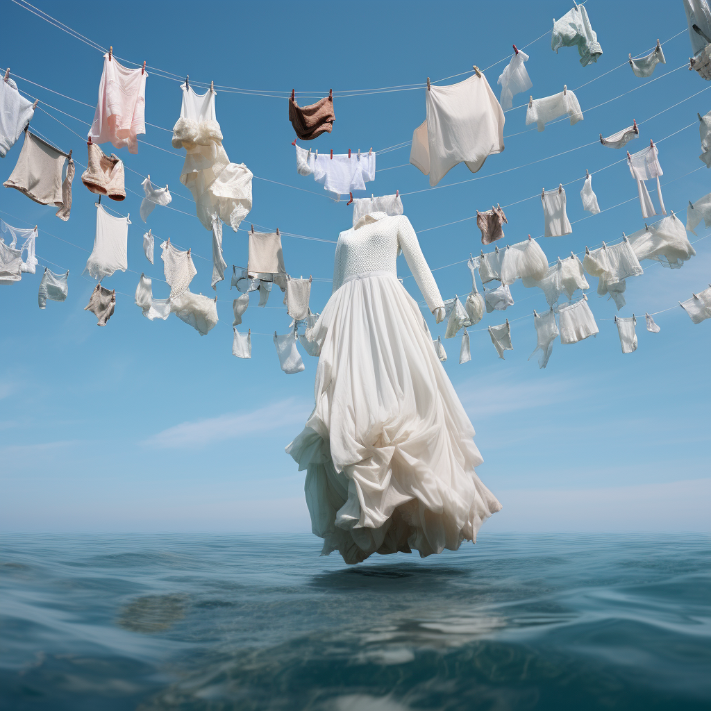 Beautiful Floating Clothes Captured