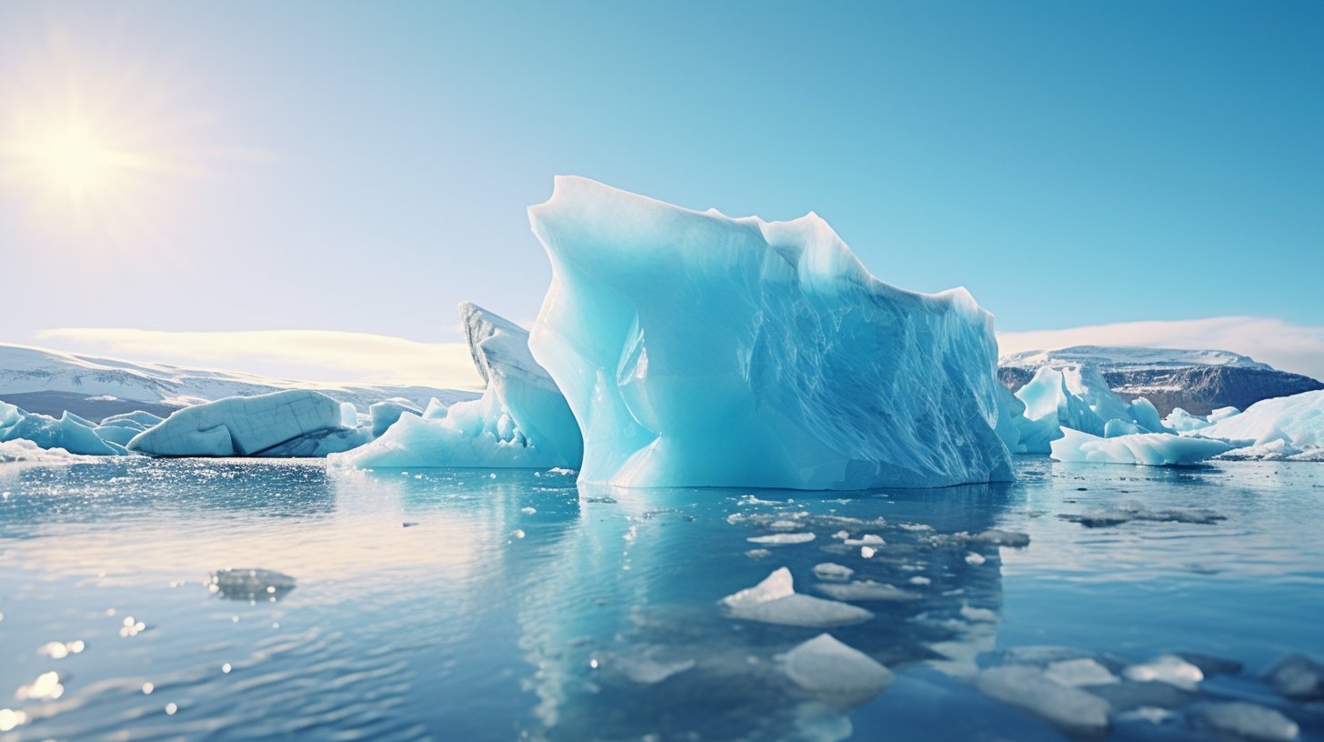 Close-up of Mysterious Glacier