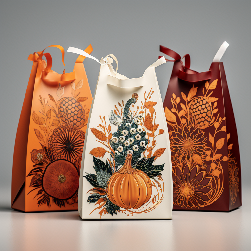 Colorful floral packaging sleeve design