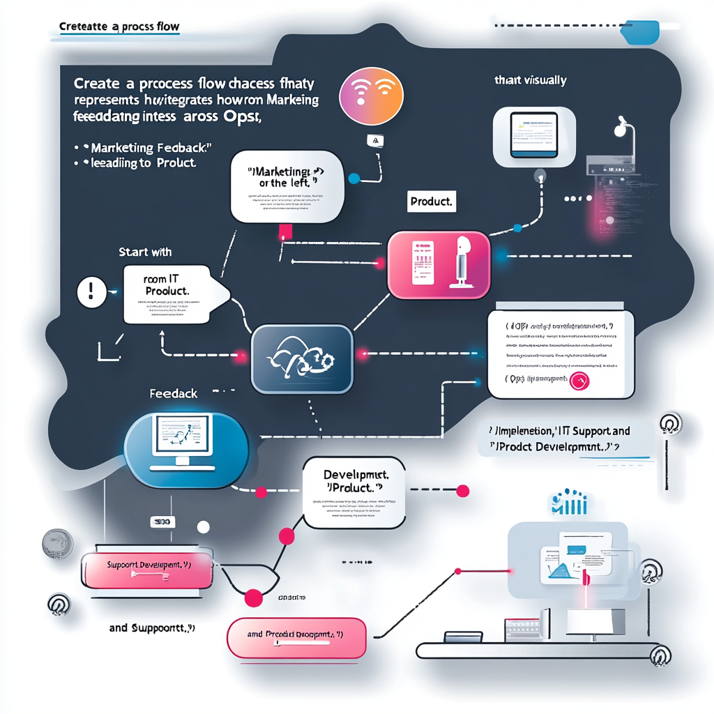 Flow chart showing Marketing Feedback Integration Process