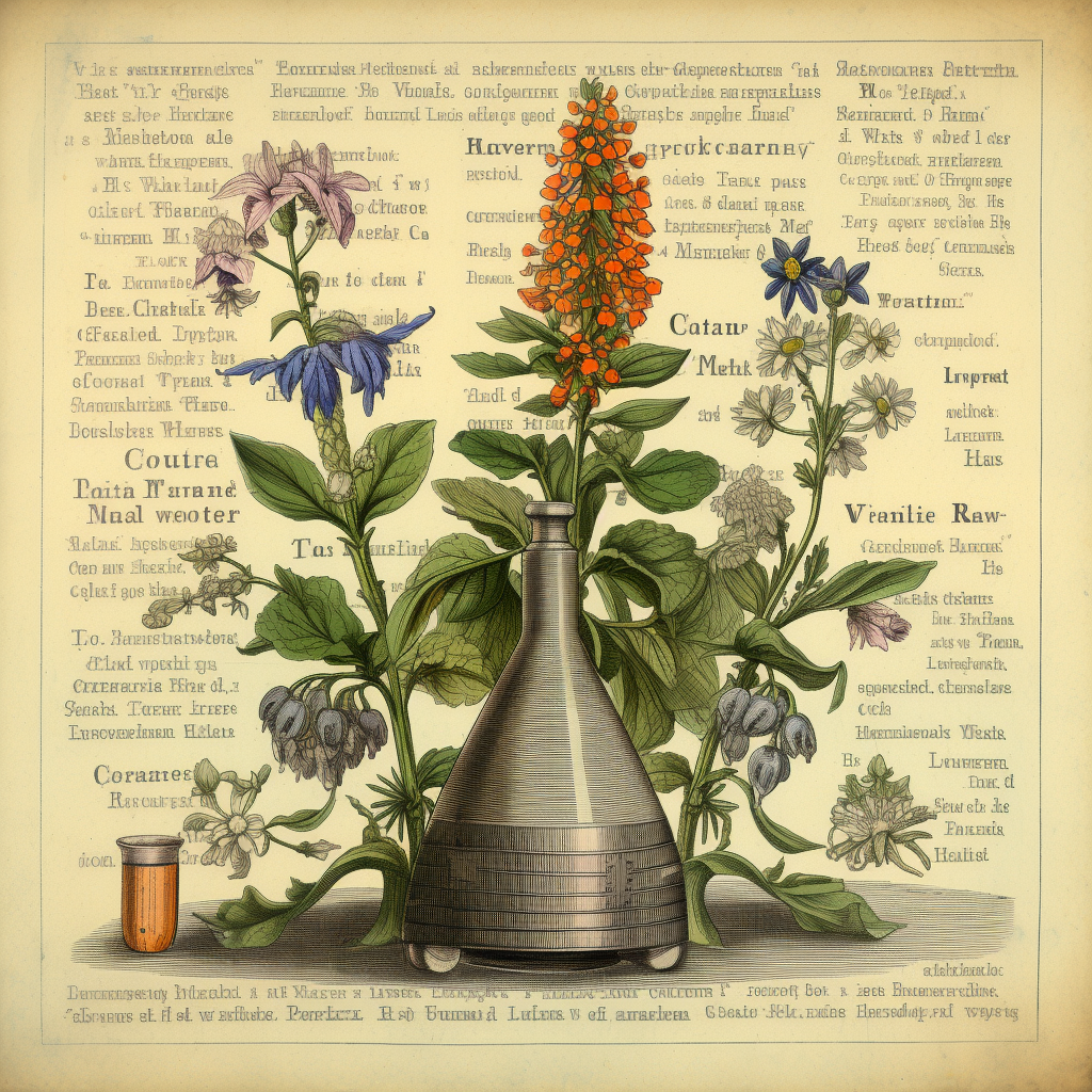 Medicinal flower tincture for virus cure