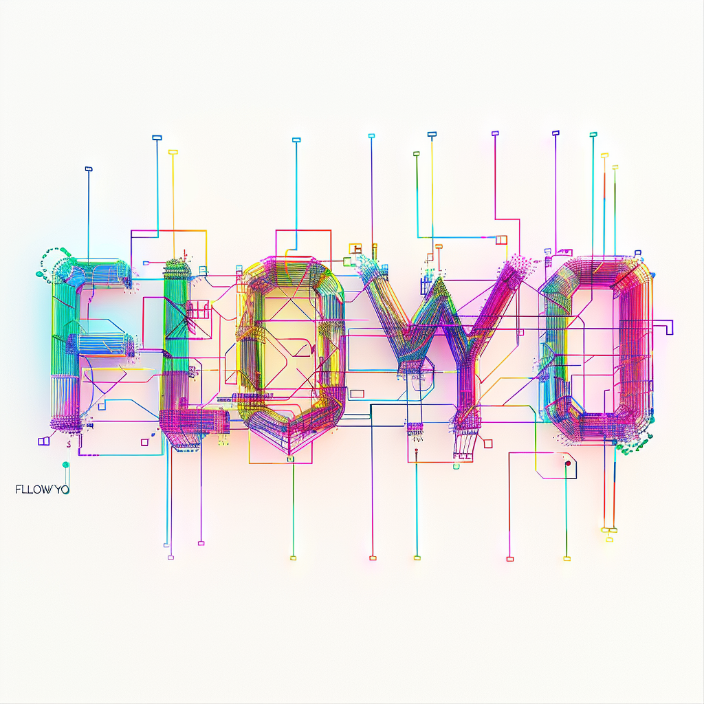 futuristic connected block style FLOWYO