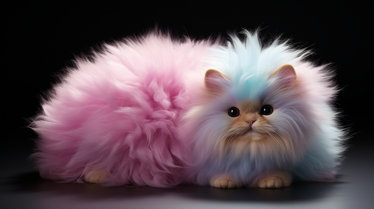 The Fluffiest Fractal-Colored Alien Stuffed Animal