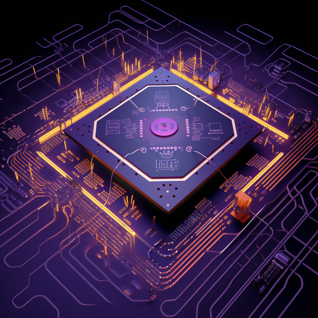 Illustration of Integrated Fluxonic Processors