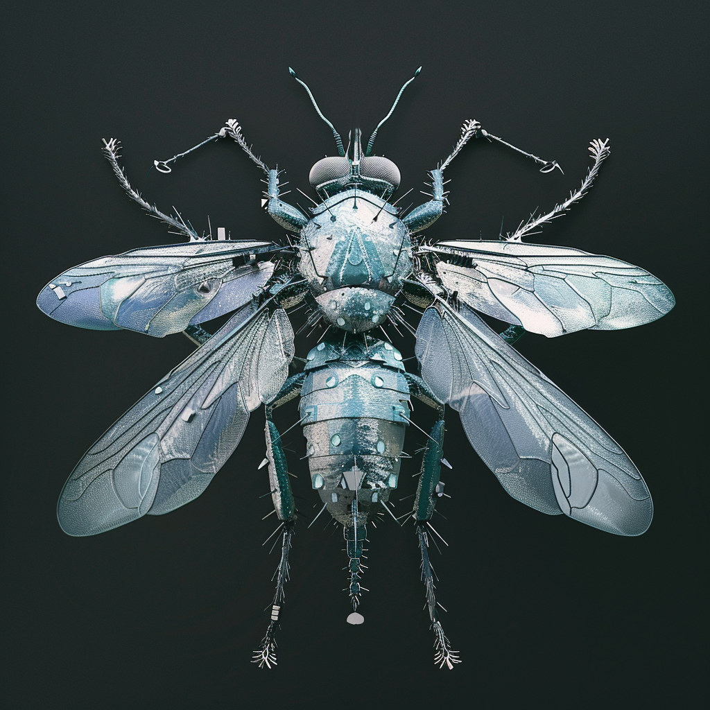 Detailed Fly Insect Costume